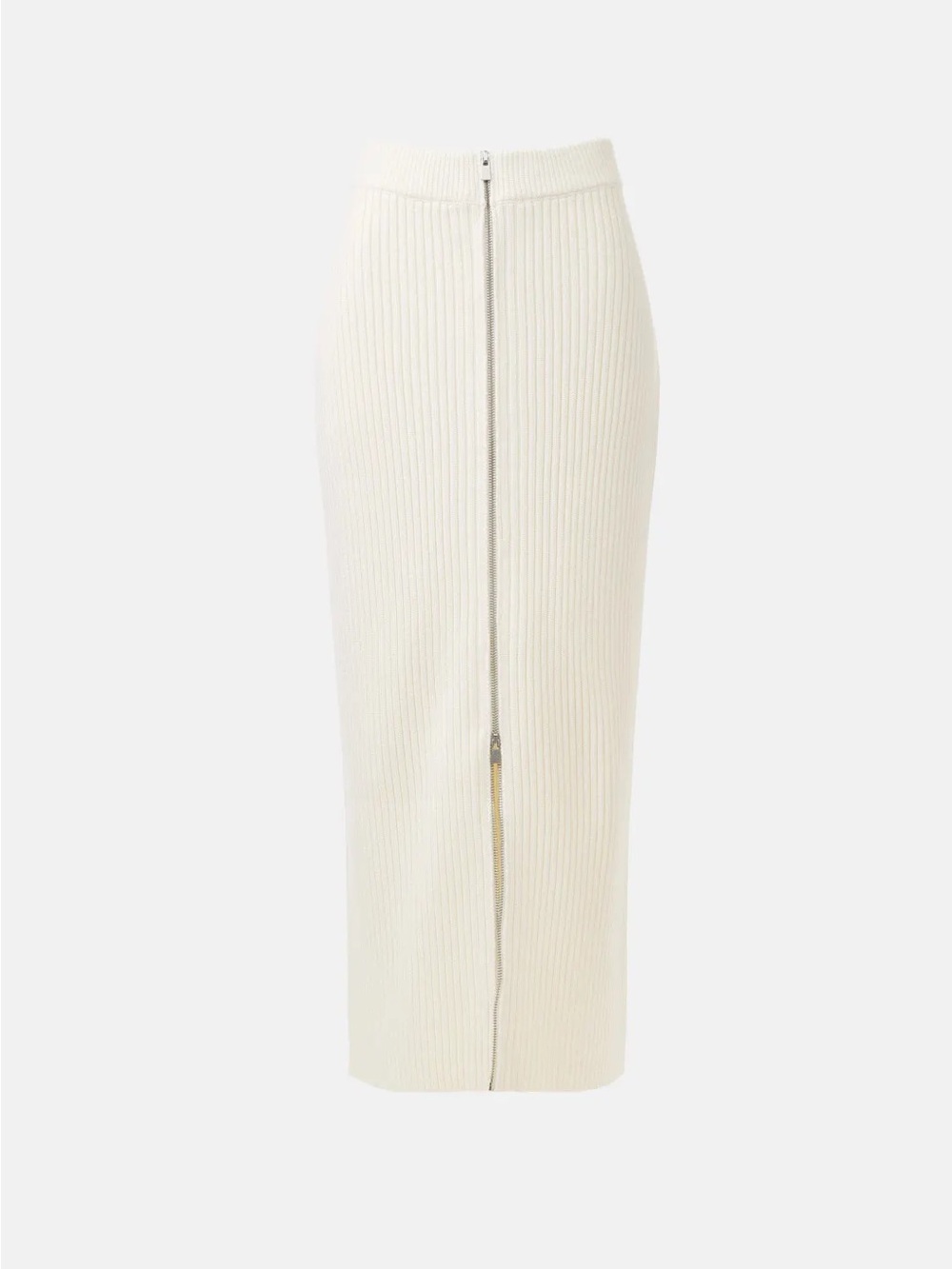 Rosetta Getty x RTR Zip Front Knit Skirt